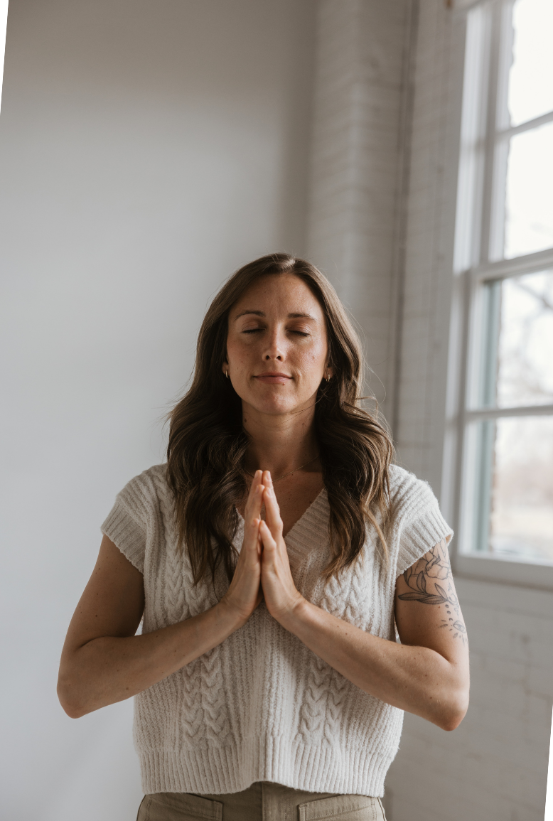 Grace Secker meditating